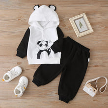 Load image into Gallery viewer, Andrew panda long sleeves clothes set - Milki Rabbit