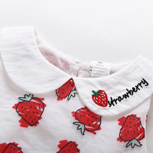 Load image into Gallery viewer, Bella strawberry toddler summer dress - Milki Rabbit