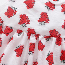 Load image into Gallery viewer, Bella strawberry toddler summer dress - Milki Rabbit