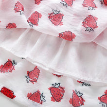Load image into Gallery viewer, Bella strawberry toddler summer dress - Milki Rabbit