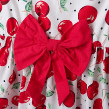 Load image into Gallery viewer, Betty cherry printing summer dress - Milki Rabbit