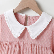 Load image into Gallery viewer, Candy jacquard pink long sleeve dress - Milki Rabbit