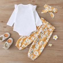Load image into Gallery viewer, Isn't she lovely baby romper set with daisy printing - Milki Rabbit