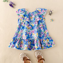 Load image into Gallery viewer, Vicky Baby Girl Dress Cotton Toddler Onepiece Flower Sundress